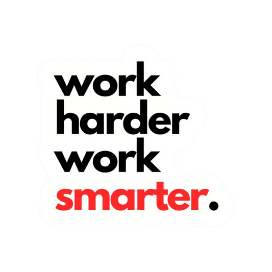 Work smarter Office stickers