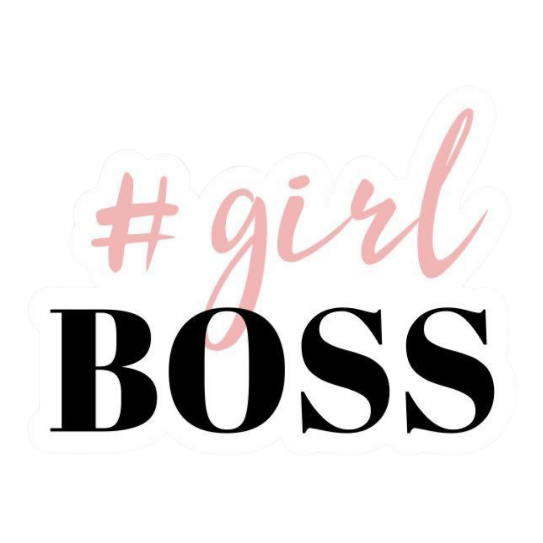 Pink Sticker 22 | Women Pink Barbie Lady | Aesthetic Girl Power Premium Sticker