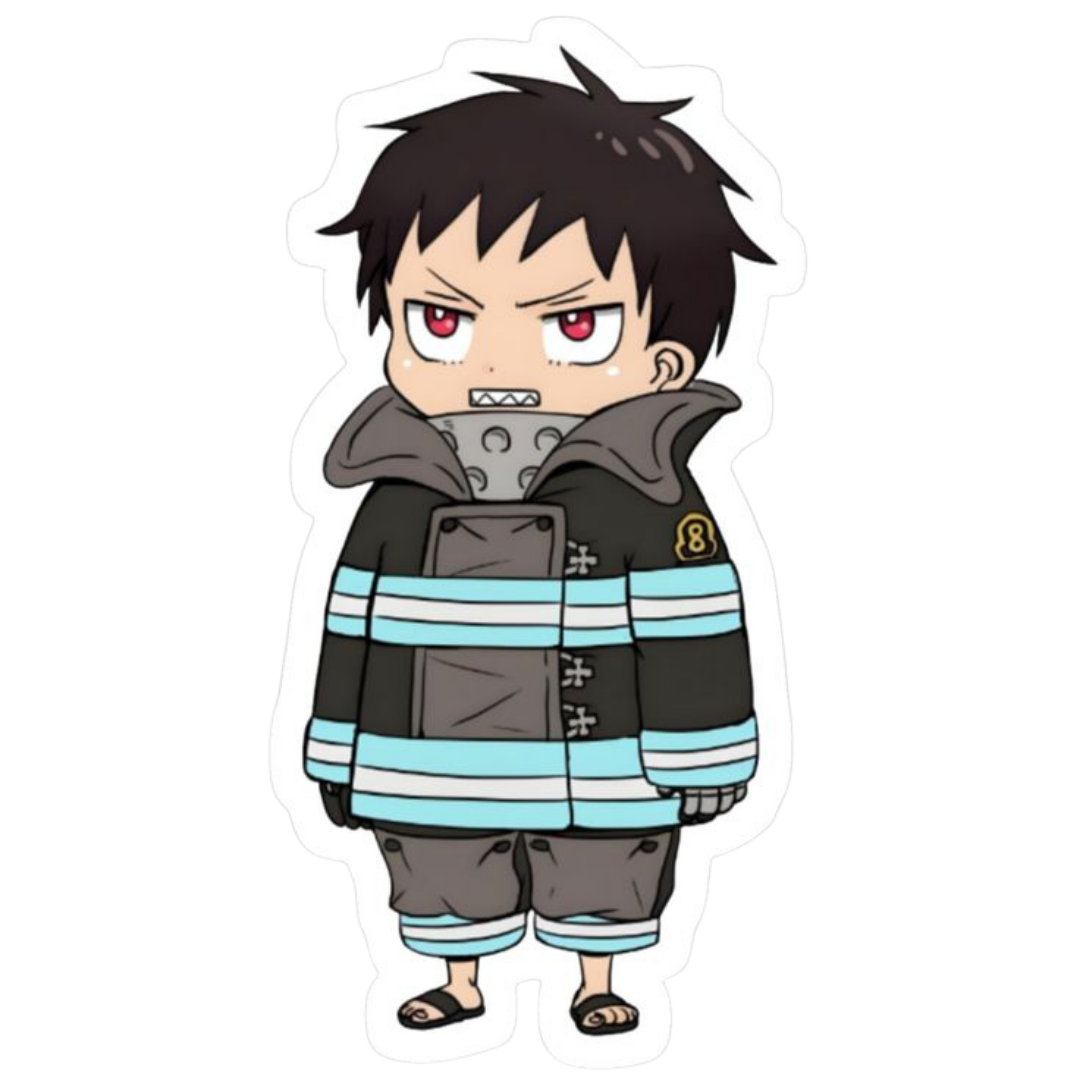 Fire Force Sticker 23 | Action Anime Premium Sticker
