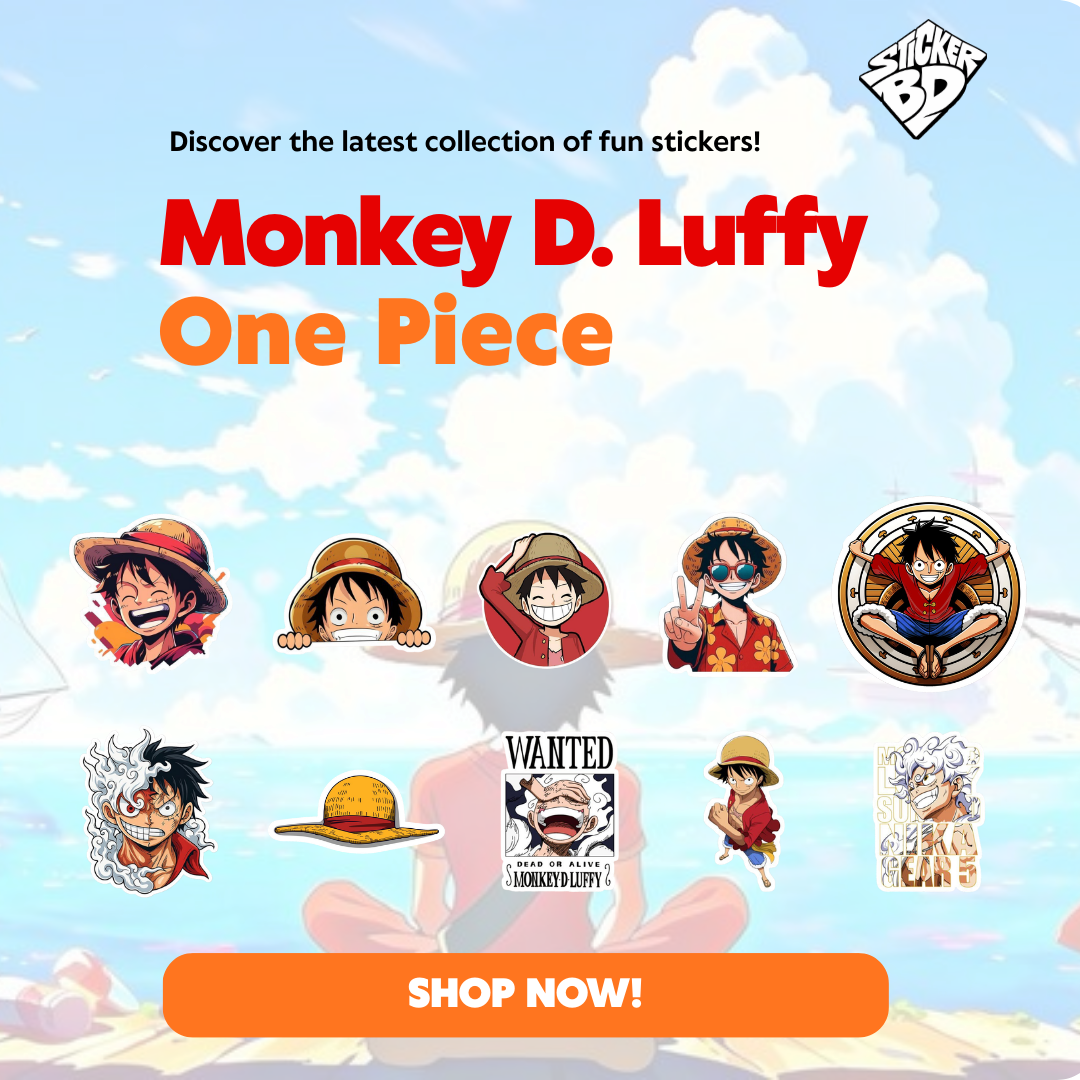 Monkey D. Luffy Anime Sticker Bundle