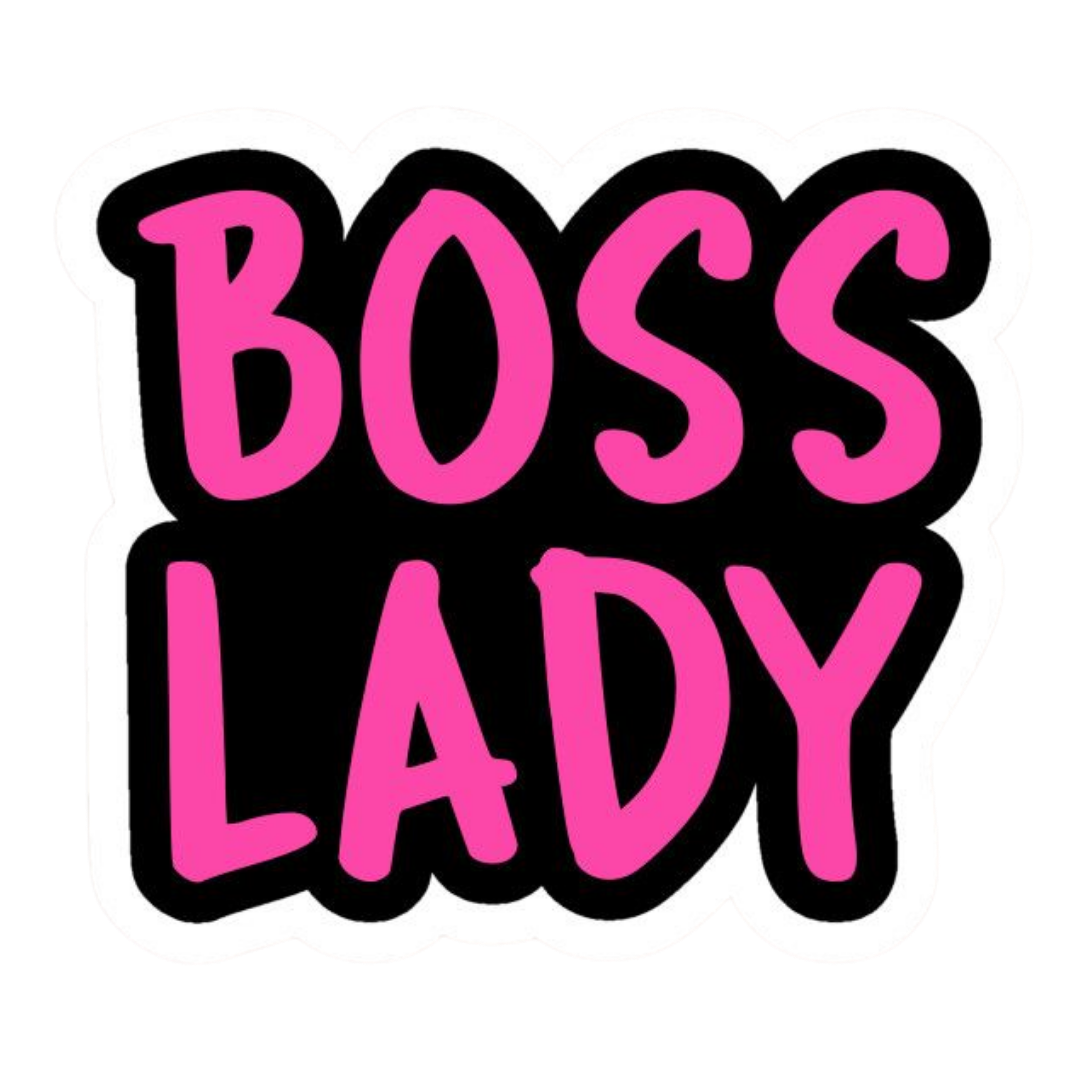 Pink Sticker 23 | Women Pink Barbie Lady | Aesthetic Girl Power Premium Sticker