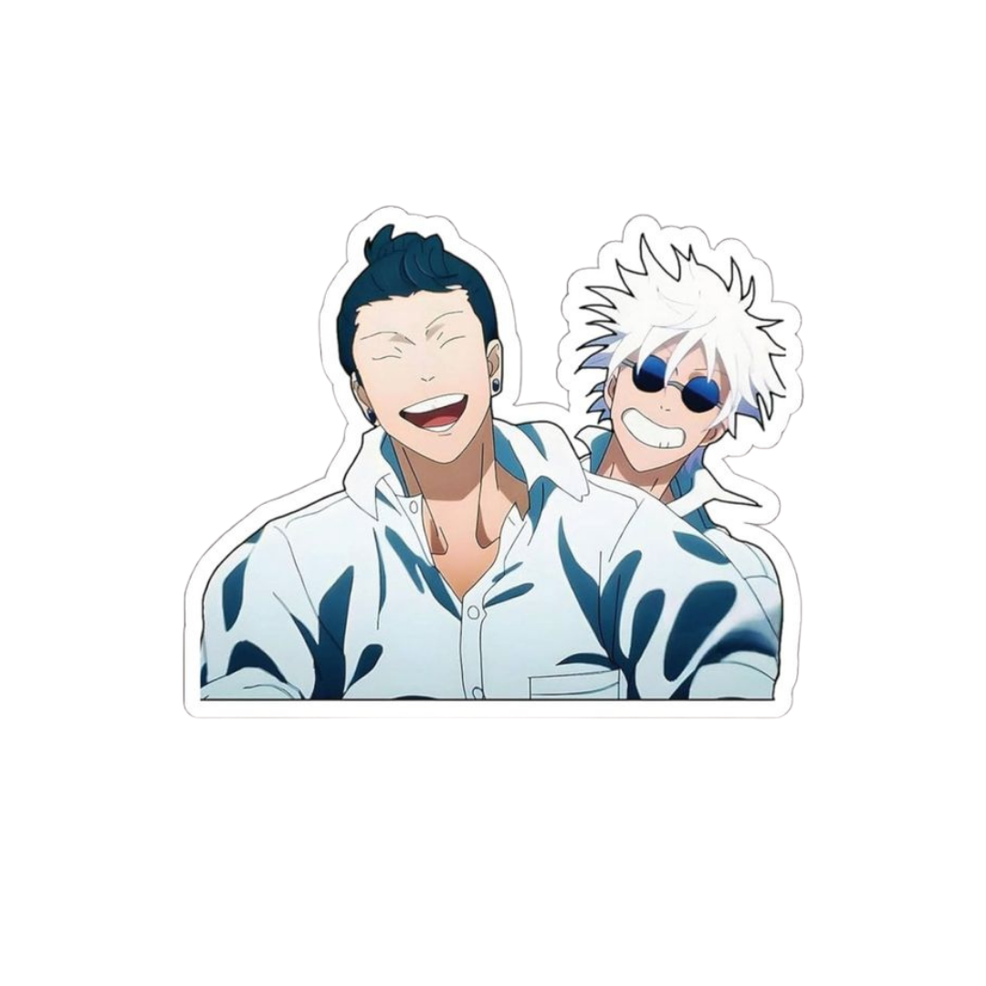 Satoru Gojo and Suguru Geto 3 Jujutsu Kaisen Anime stickers