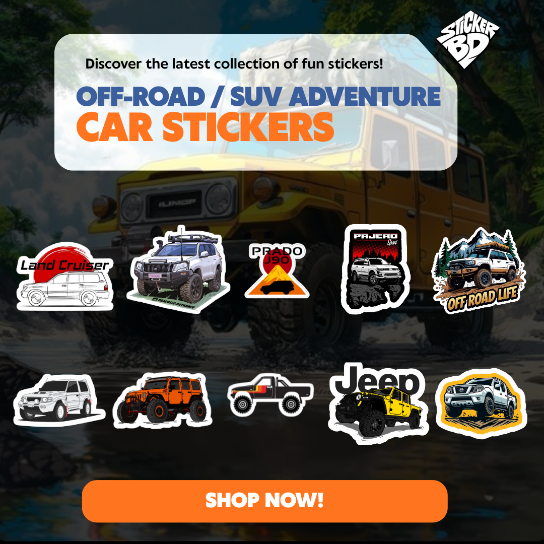 Off-Road SUV Adventure Stickers Bundle