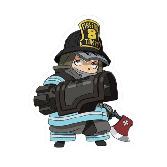 Fire Force Sticker 25 | Action Anime Premium Sticker