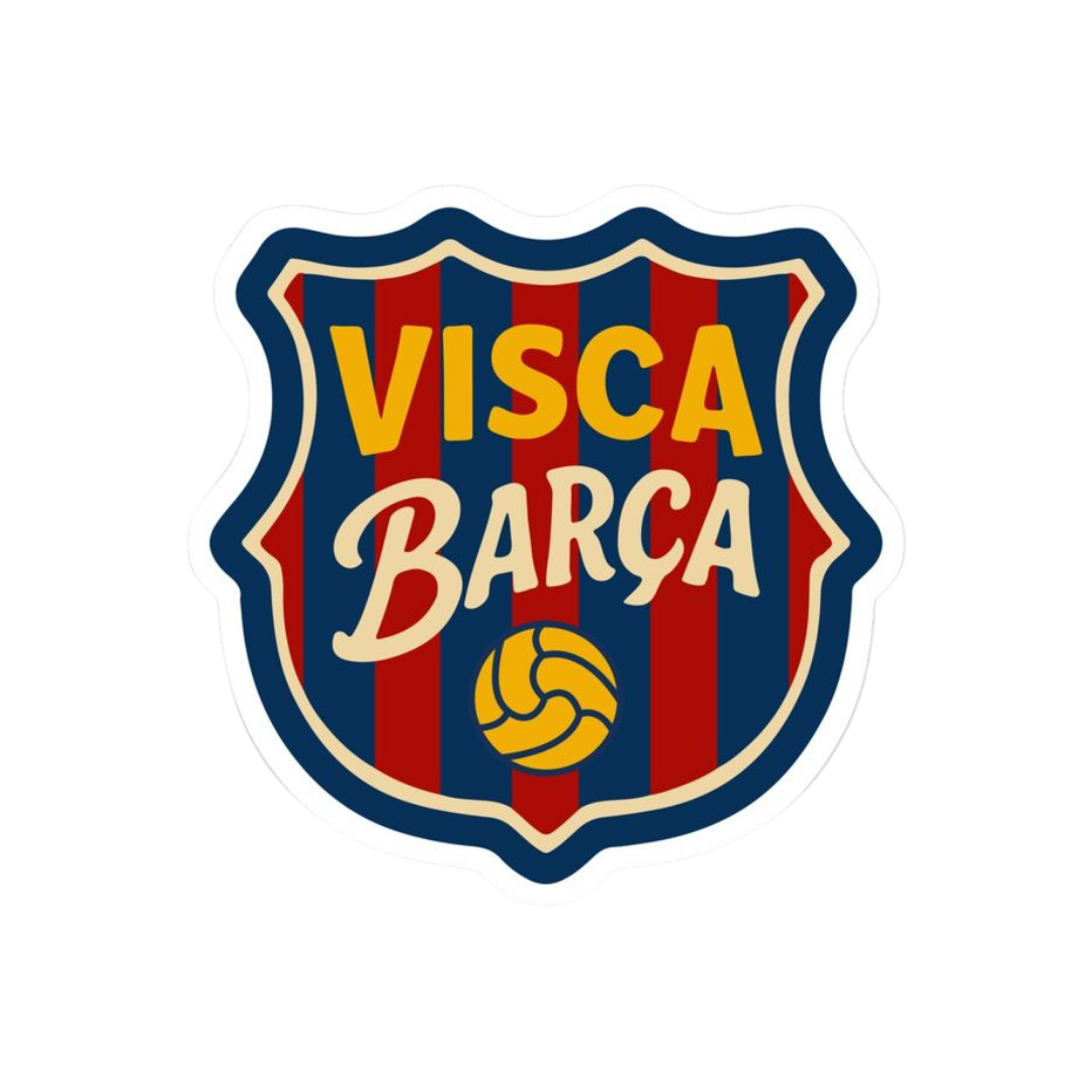 Visca Barca | Barcelona Premium Sticker | Football Club