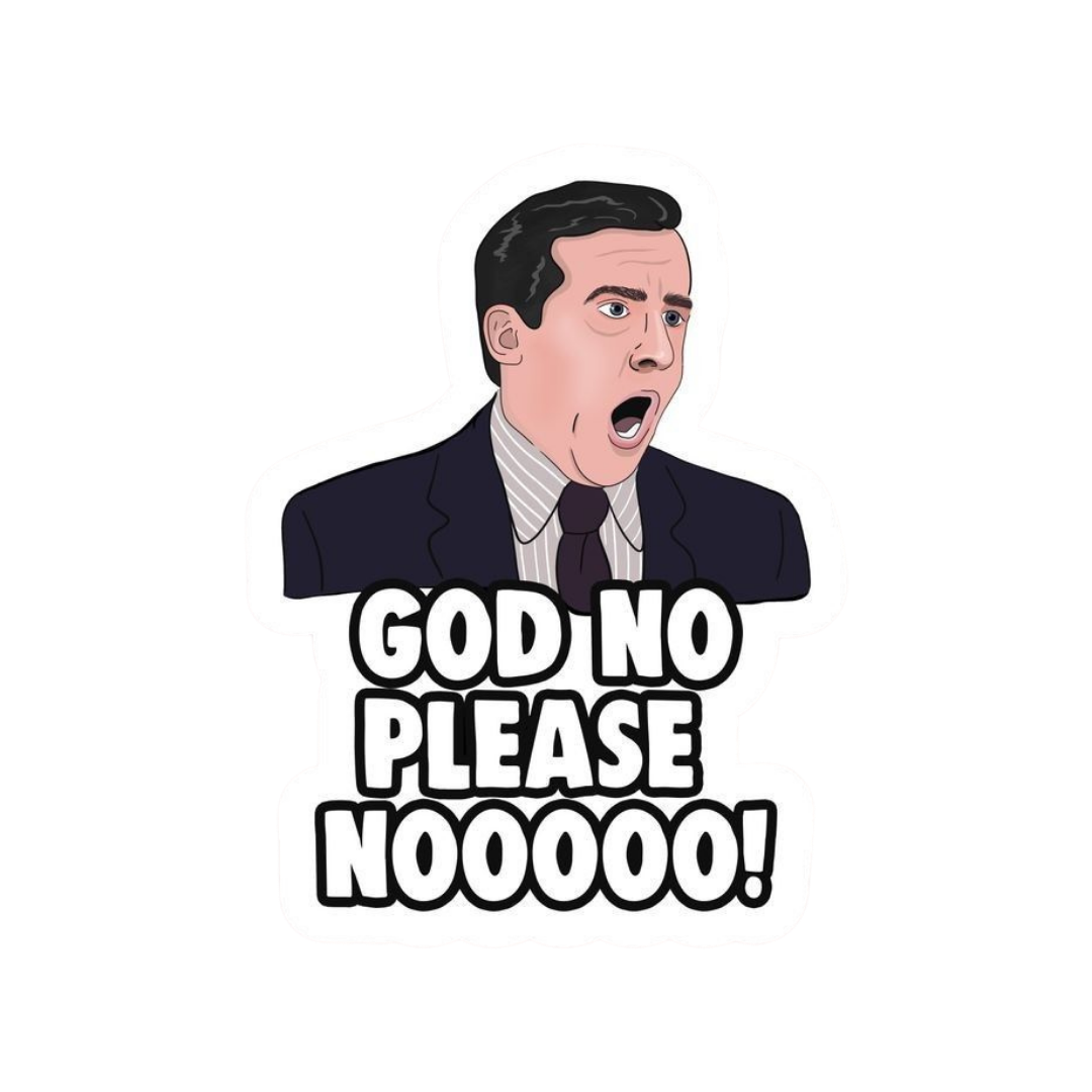 God no please Office stickers