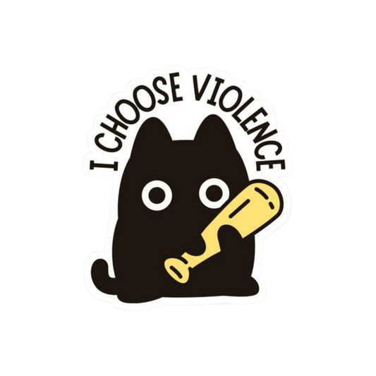 I Choose Violence Office stickers