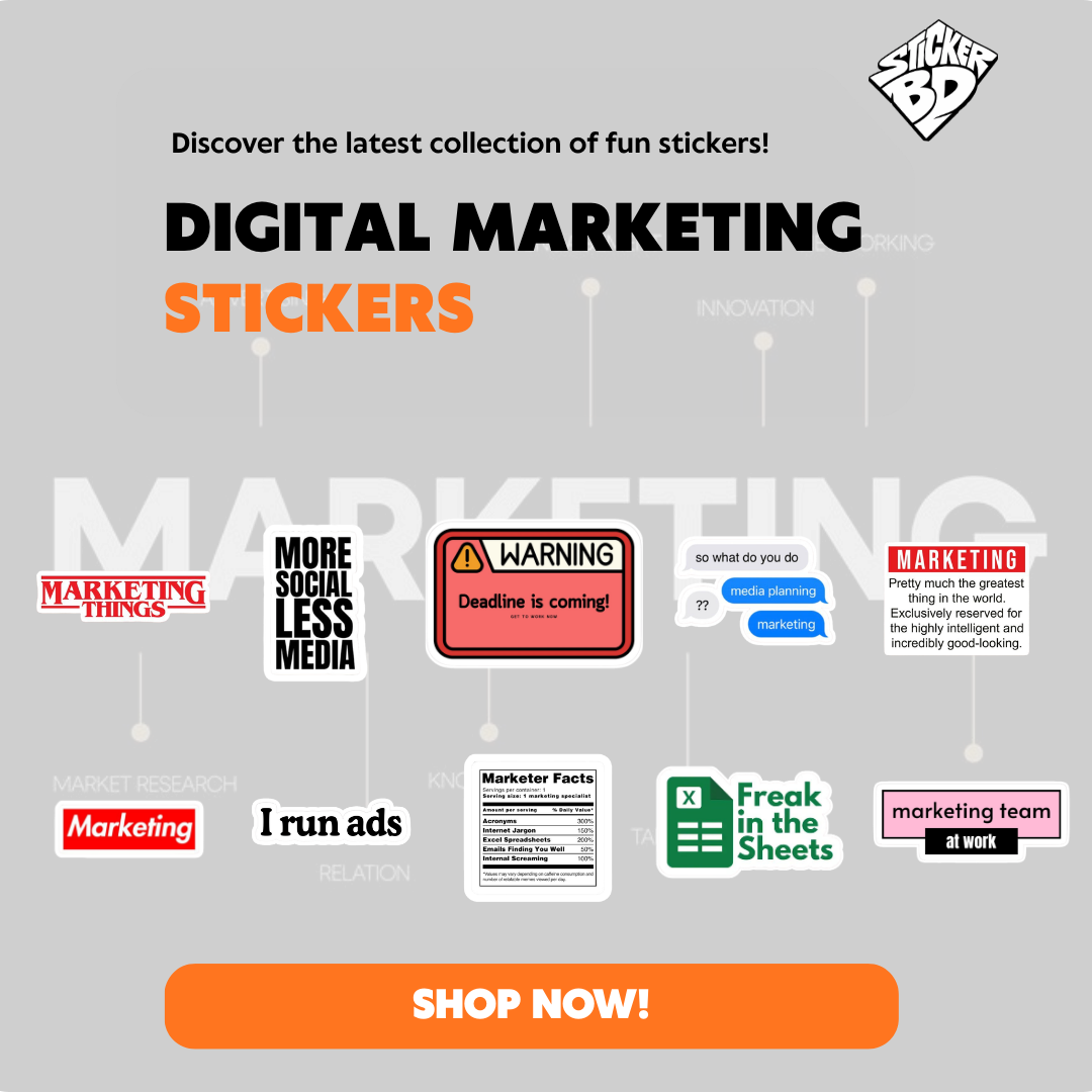 Digital Marketer Sticker Bundle