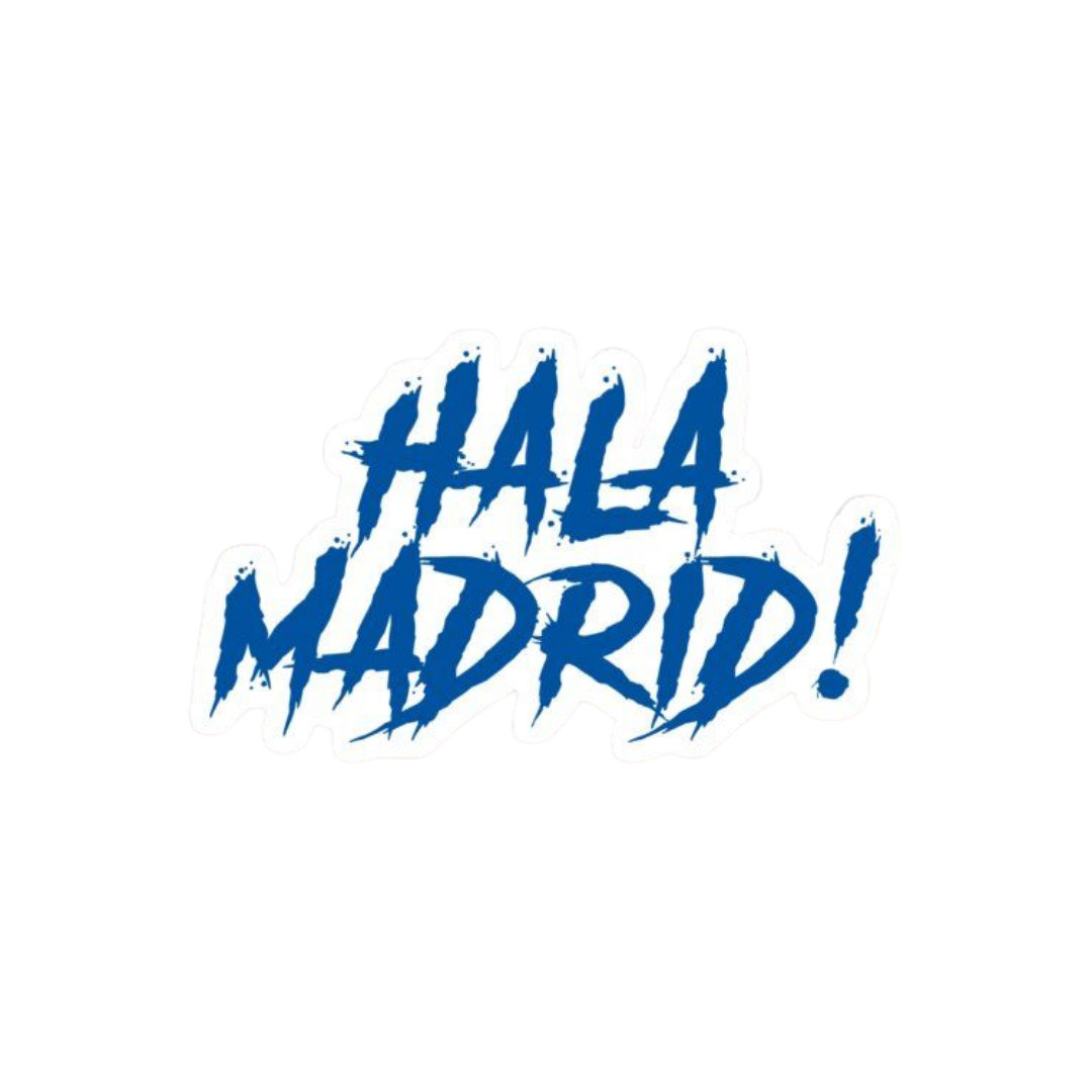 Hala Madrid | Real Madrid Premium Sticker | Football Club