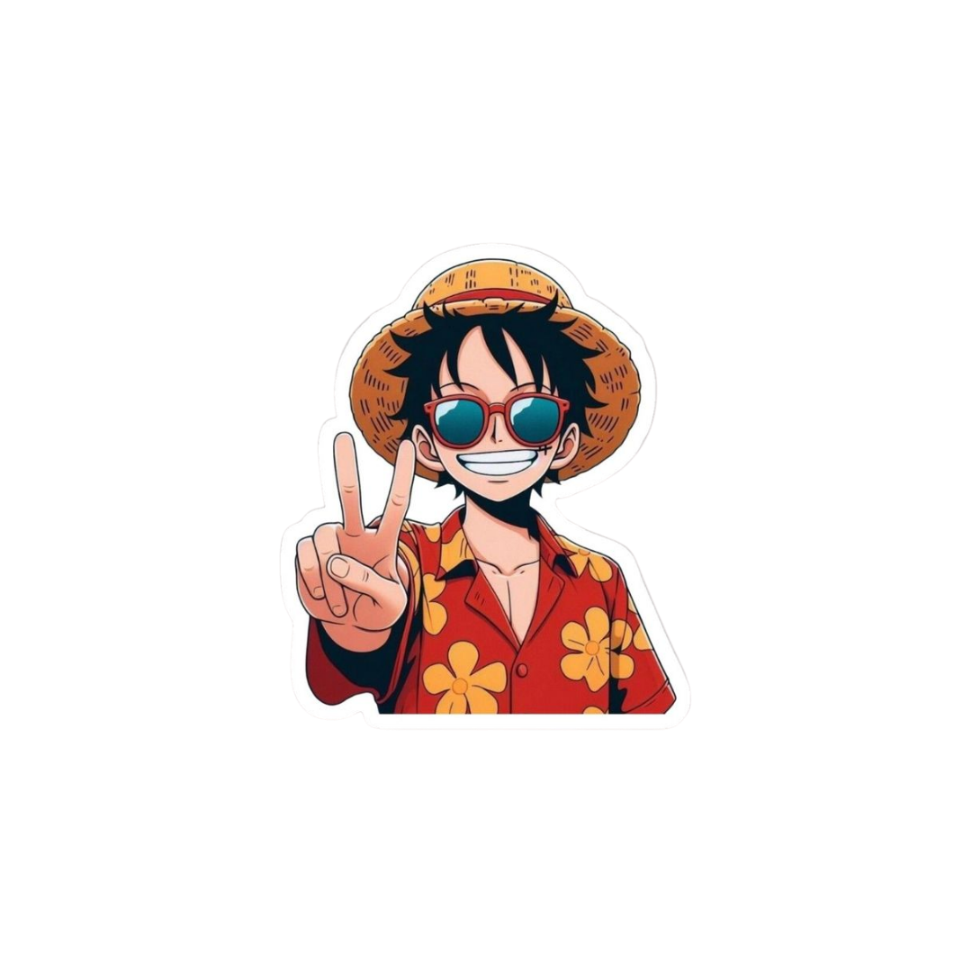 Monkey D. Luffy Anime Sticker Bundle