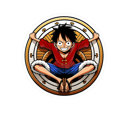 Monkey D. Luffy Anime Sticker Bundle
