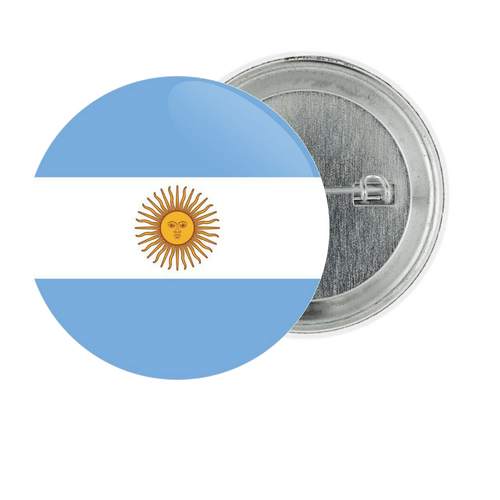 Argentina Fan Tinplate Badge