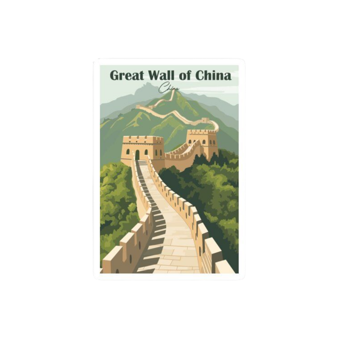 China 8 | Country Premium Sticker | Country, Flag & Travel Sticker