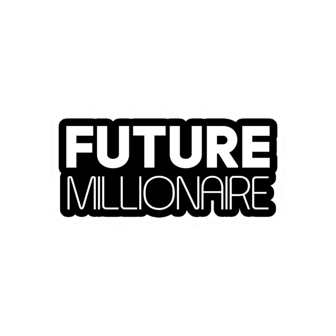 Future Millionaire Office stickers