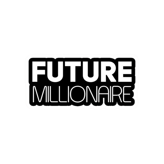 Future Millionaire Office stickers