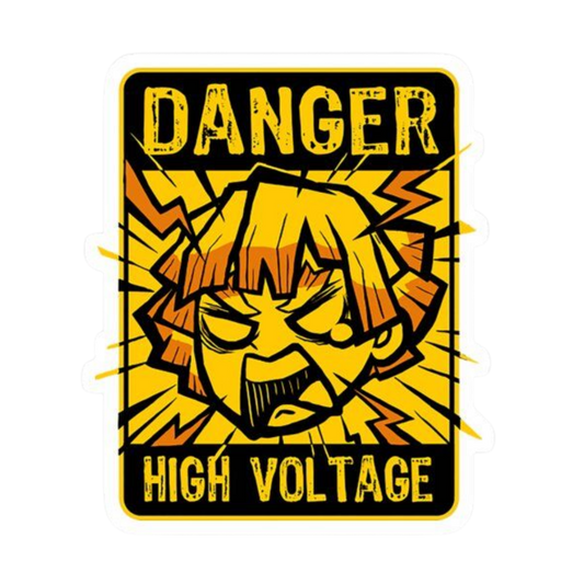 Zenitsu Agatsuma 02 | Premium Anime Sticker | Demon Slayer Edition