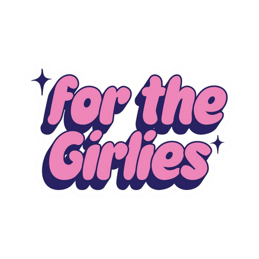 Pink Sticker 2 | Women Pink Barbie Lady | Aesthetic Girl Power Premium Sticker