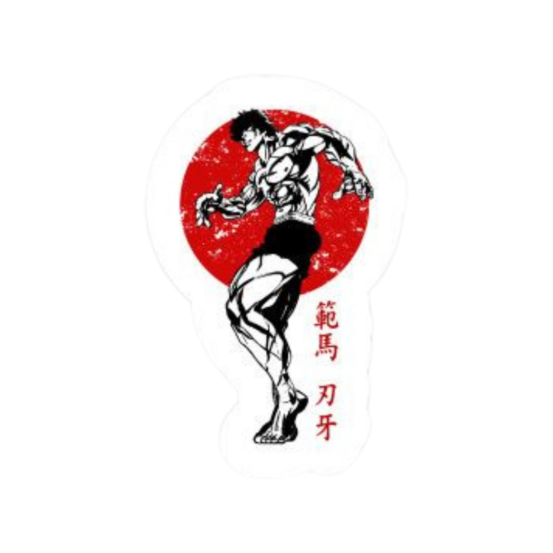 Baki anime stickers Baki 2