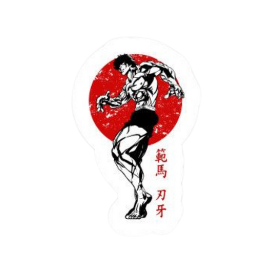 Baki anime stickers Baki 2