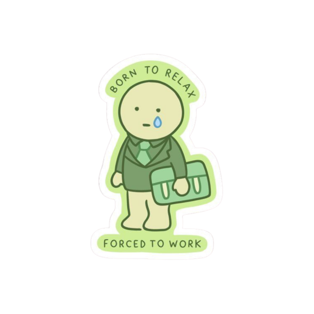 Forced to work 2 Office stickers