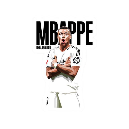 Mbappe | Real Madrid Premium Sticker | Football Club