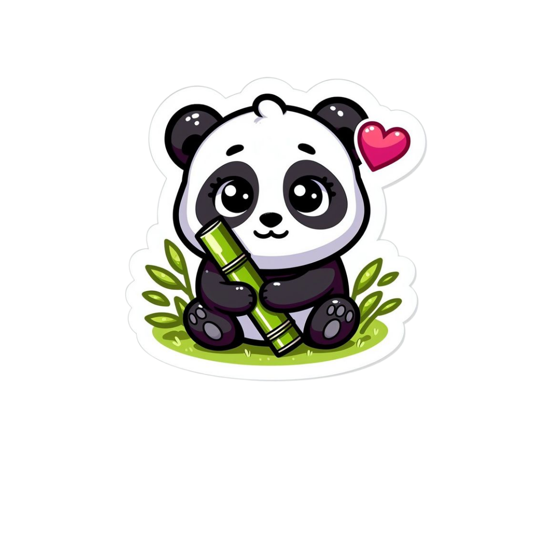 Panda 4 Sticker