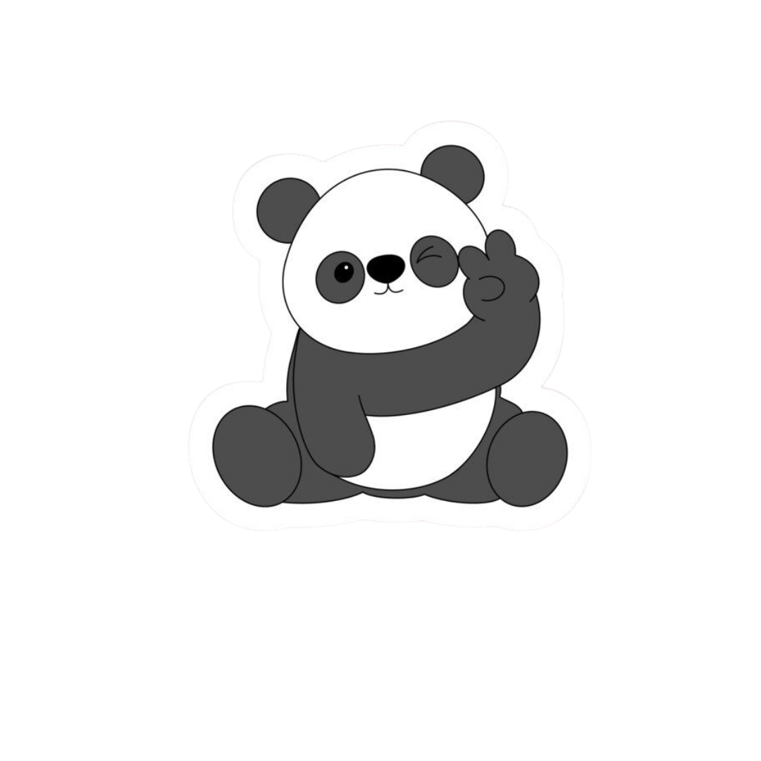 Panda 5 Sticker