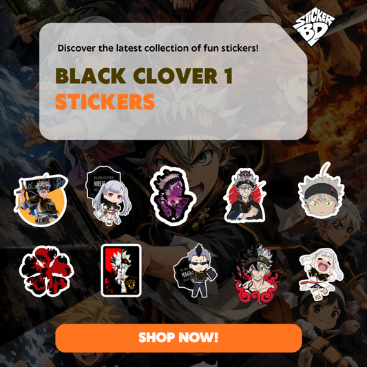 Black Clover Sticker Bundle 1