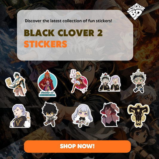 Black Clover Sticker Bundle 2