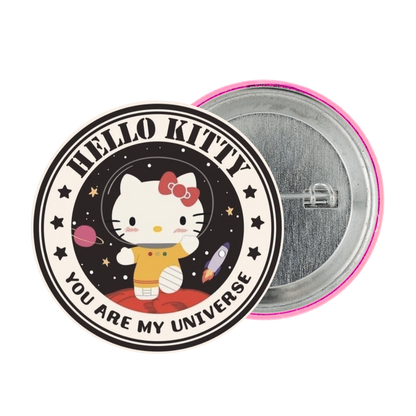 Hello kitty Tinplate Badge