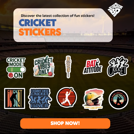 Cricket Lovers Sticker Bundle – Game On Edition