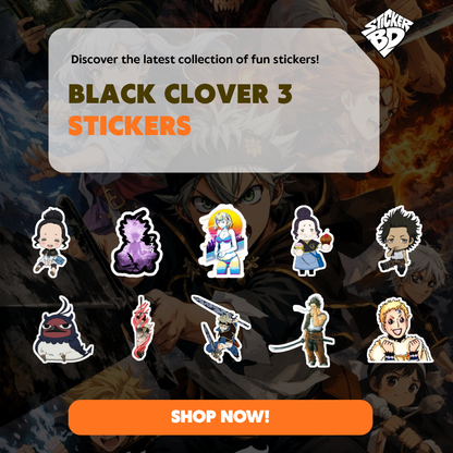 Black Clover Sticker Bundle 3