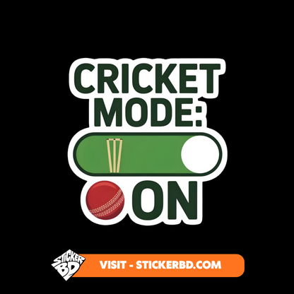 Cricket Lovers Sticker Bundle – Game On Edition