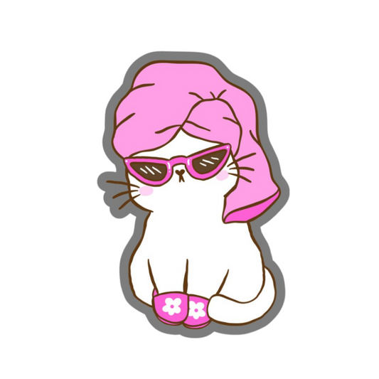 Pink Sticker 35 | Women Pink Barbie Lady | Aesthetic Girl Power Premium Sticker