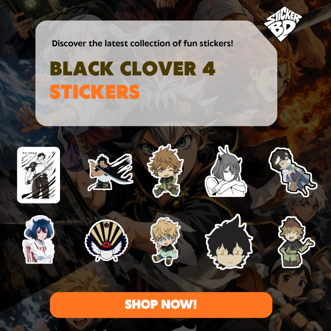 Black Clover Sticker Bundle 4