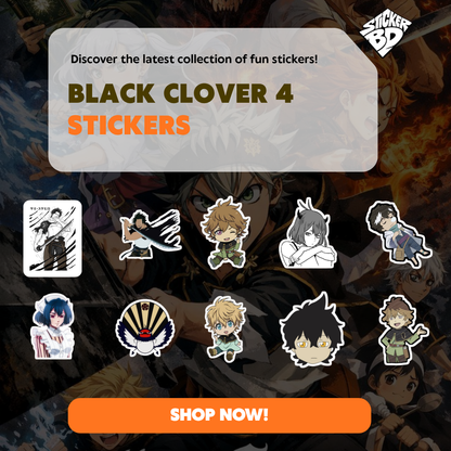 Black Clover Sticker Bundle 4