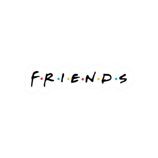 Friends Title | F.R.I.E.N.D.S Sticker | TV Series