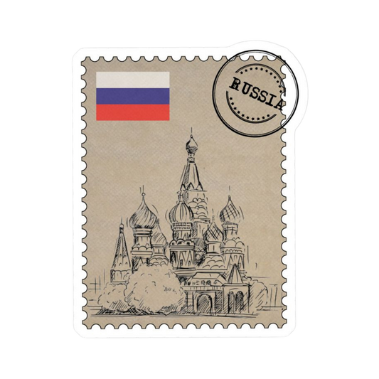Russia 2 | Country Premium Sticker | Country, Flag & Travel Sticker