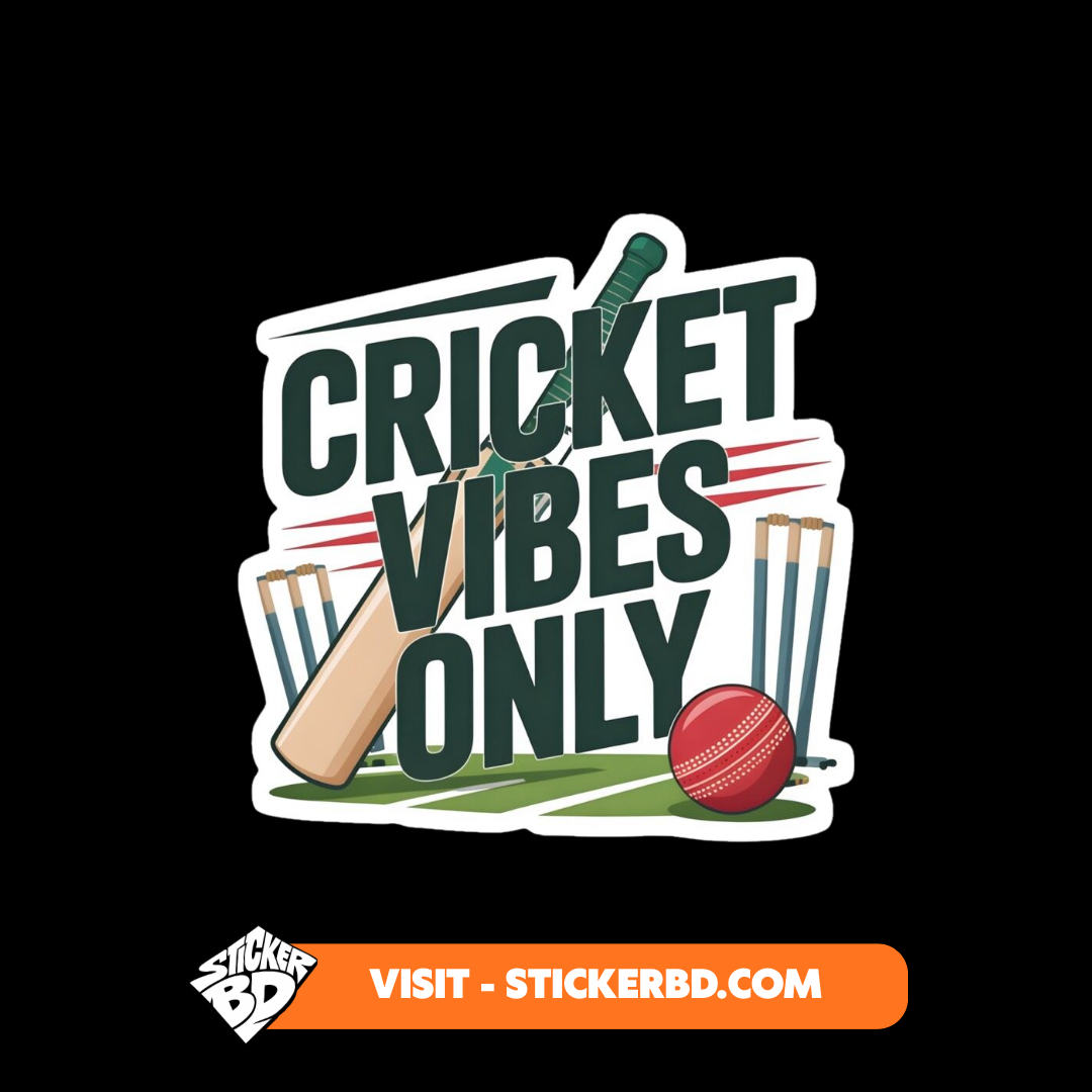 Cricket Lovers Sticker Bundle – Game On Edition