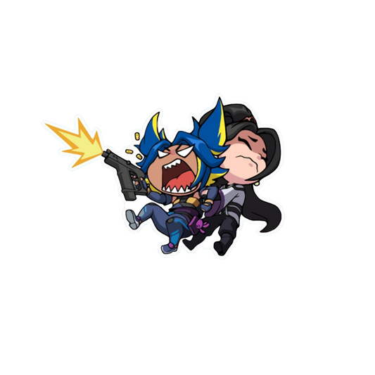 Neon sage Hold Back Valorant stickers