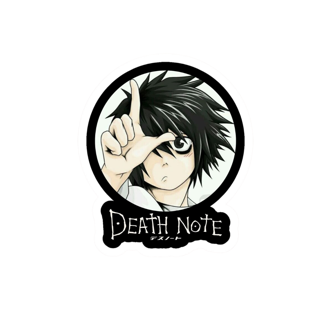 L Death Note Anime Sticker