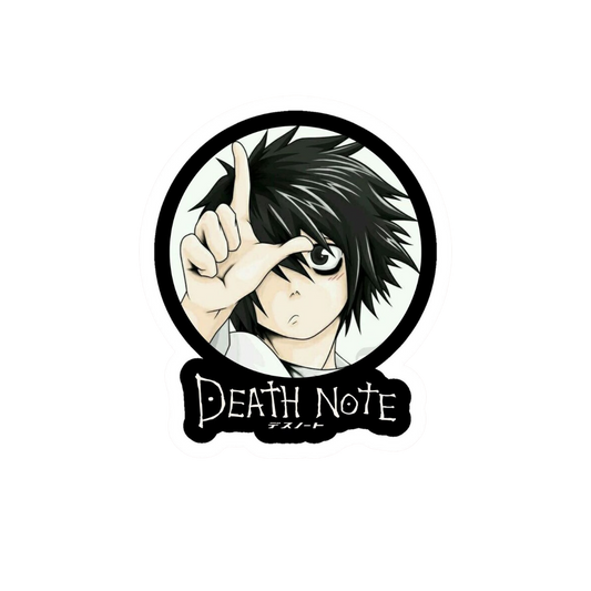 L Death Note Anime Sticker