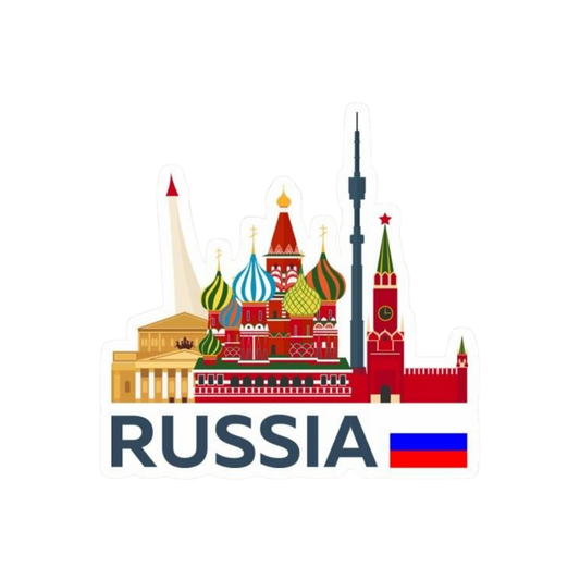 Russia 4 | Country Premium Sticker | Country, Flag & Travel Sticker