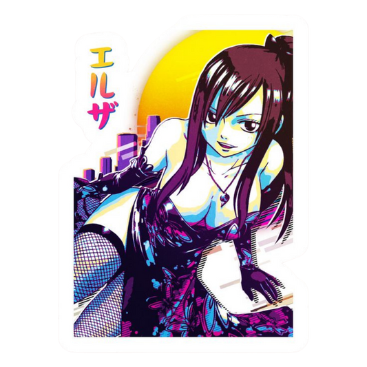 Erza Scarlet Fairy Tail Sticker 7 | Titania Armor Sticker