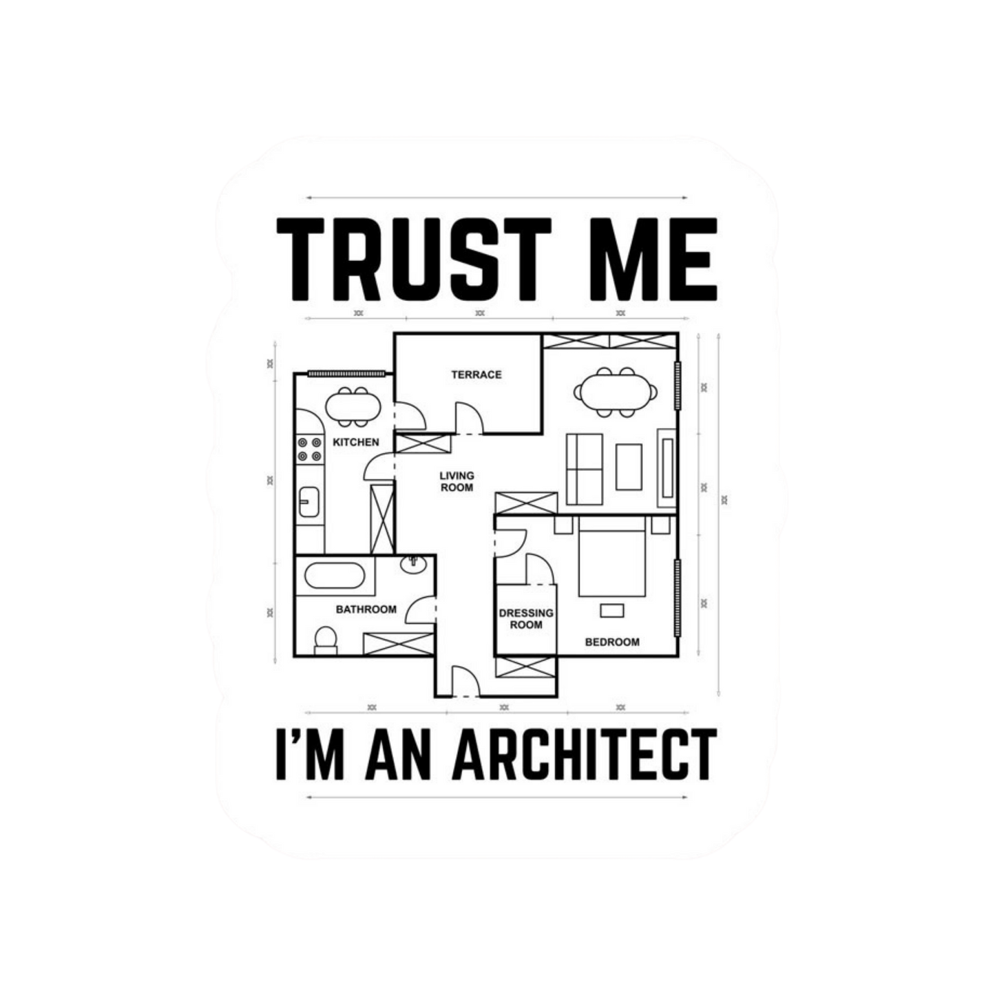 Architecture 9 | Architecture Premium Sticker | Profession Sticker