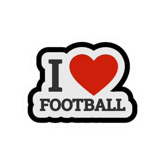 I Love Football | Football Premium Sticker | Football
