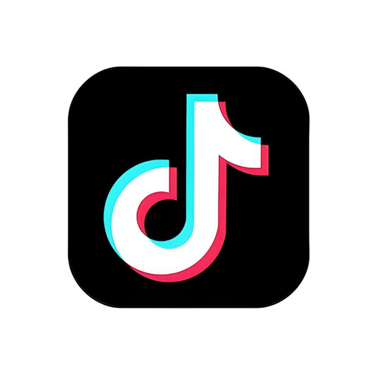 TikTok | Social Media Logo Premium Sticker | Social Media