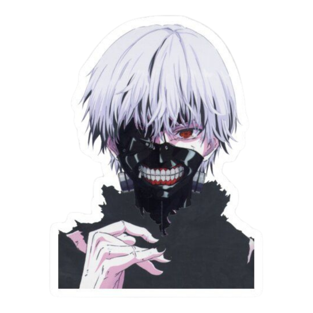 Tokyo Ghoul Kaneki Ken Sticker 3 | Dark Anime Aesthetic Premium Sticker
