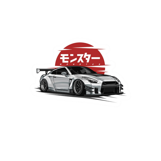 Mid Night JDM Car Sticker 2