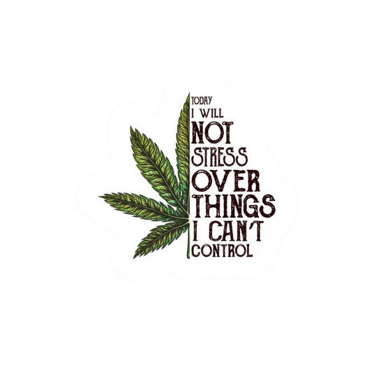 Not stressed Hemp sticker